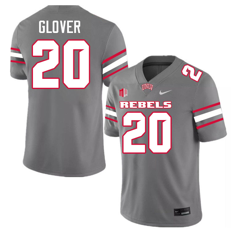 Jaylon Glover UNLV Jersey,UNLV Rebels Football Uniforms,Jerseys,Gears-Grey